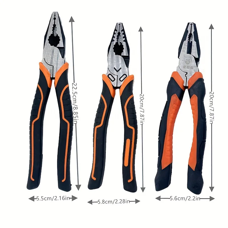 Multifunctional Wire Cutter Pliers Crimping Wire Pliers Pointed Nose Industrial Grade Sturdy And Durable Hand Hardware Tools