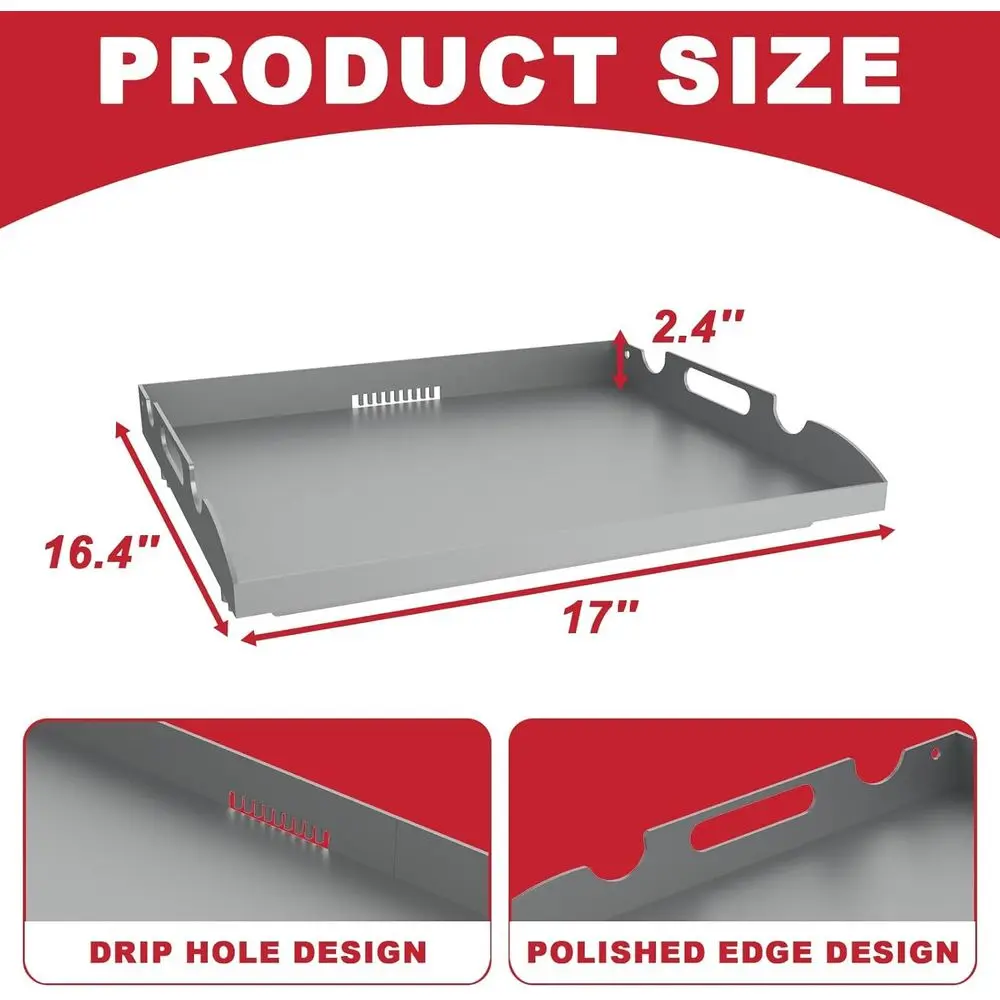 17 بديل للشواية المسطحة من بلاكستون للموديلات 1832، 1814، 1650، 1819، 1945 مع استنزاف الشحوم الخلفية