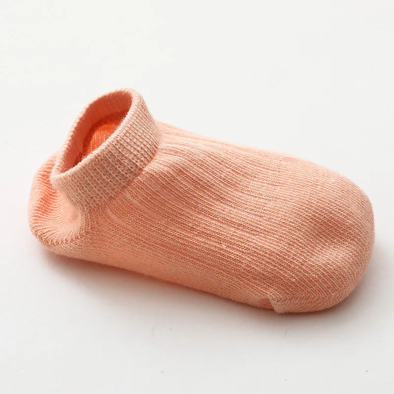 6 Pairs/lot Anti-slip Non Skid Ankle Baby Socks With Rubber Grips Cotton Children Low-Cut Sock For Boy Girl Toddler Floor Socks