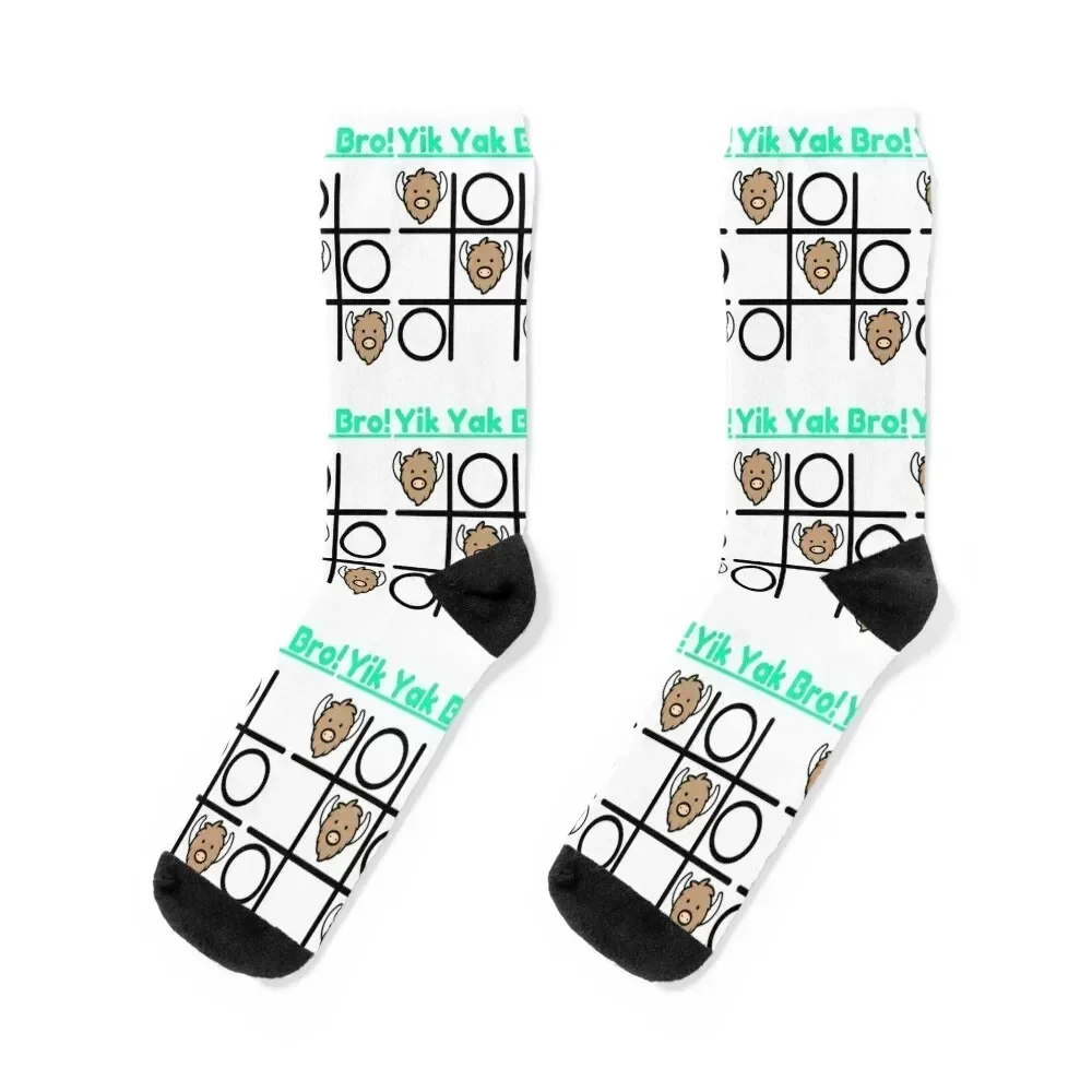 Yik Yak Tic Tac Toe Bro Welcome Back App Socks winter gifts floor christmas gifts Socks For Women Men's