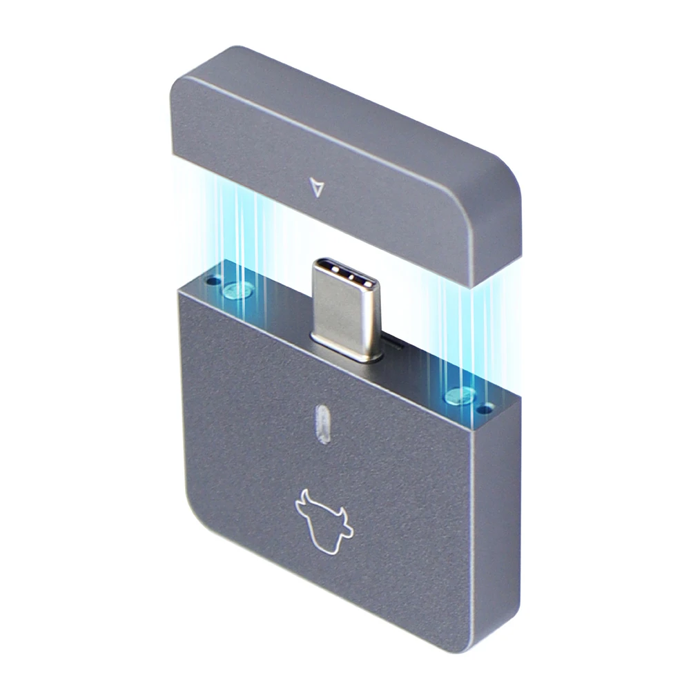 Caja SSD Plug and Play M.2 NVMe 2230 Caja de disco de estado sólido móvil USB3.2 Gen2 Caja SSD externa Aleación de aluminio para M2 2230