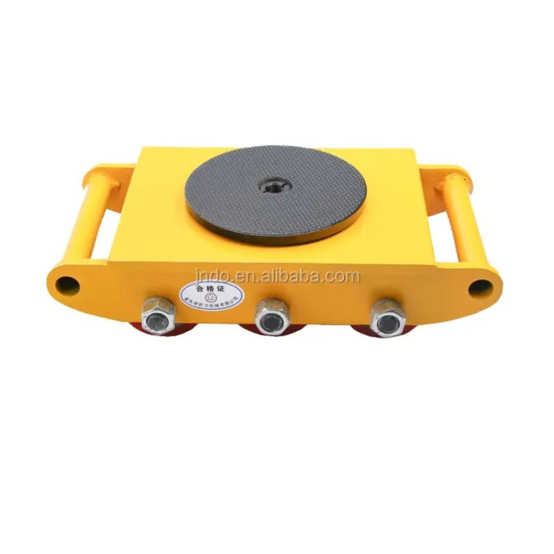 

CRA Type Machinery Mover 4T 6T 8T 12T 20T Machinery Roller Mover Cargo Trolley Heavy Moving Dolly Skate