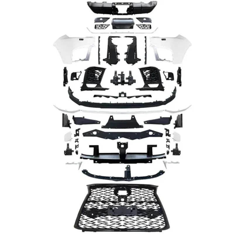 

2022 LX600 F Sport Style Front Rear Bumper Lip Spoiler Body Kit