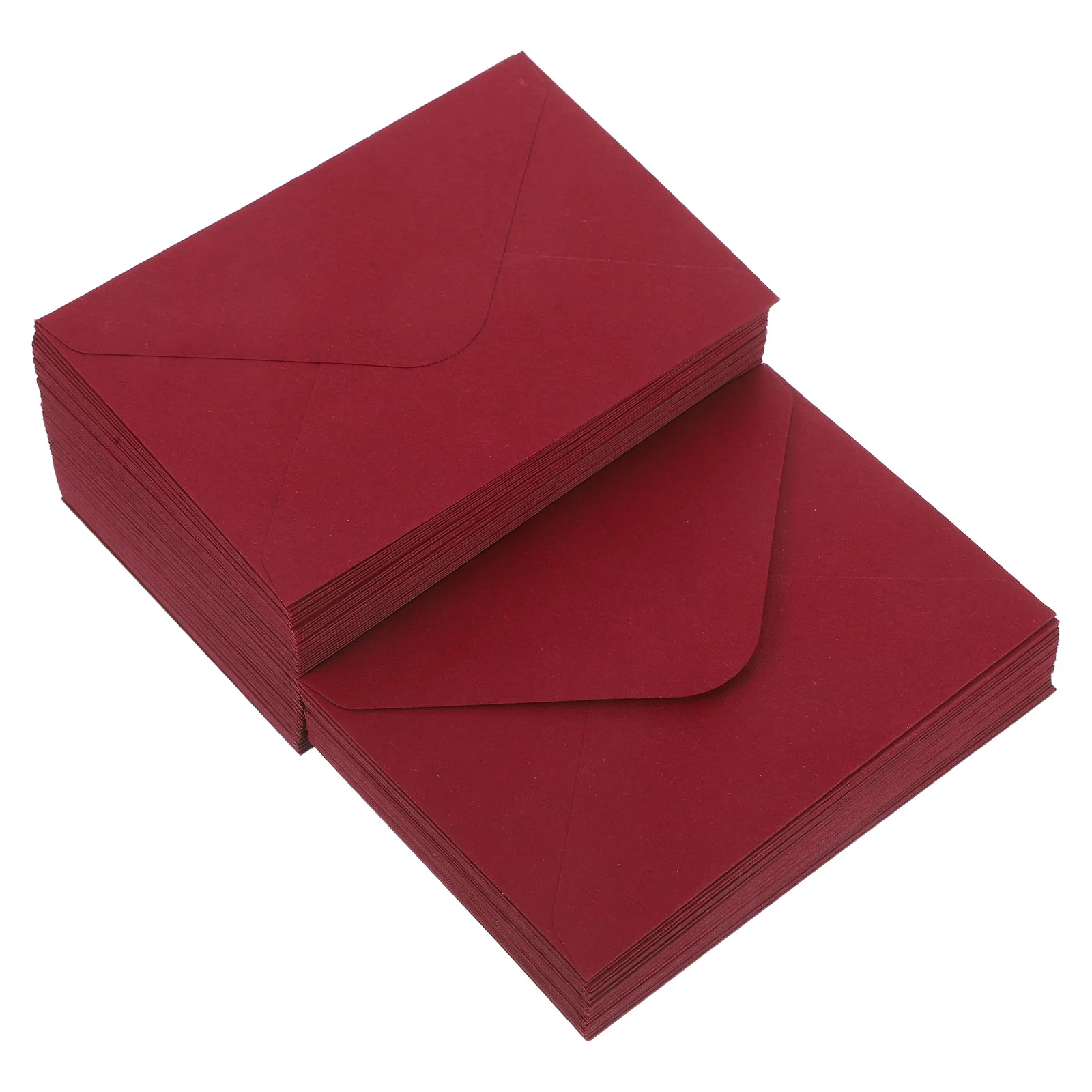 100Pcs Blank Invitation Envelopes Simple Wedding Invitation Card Business Mailing Greeting Card Photo Coin Envelopes