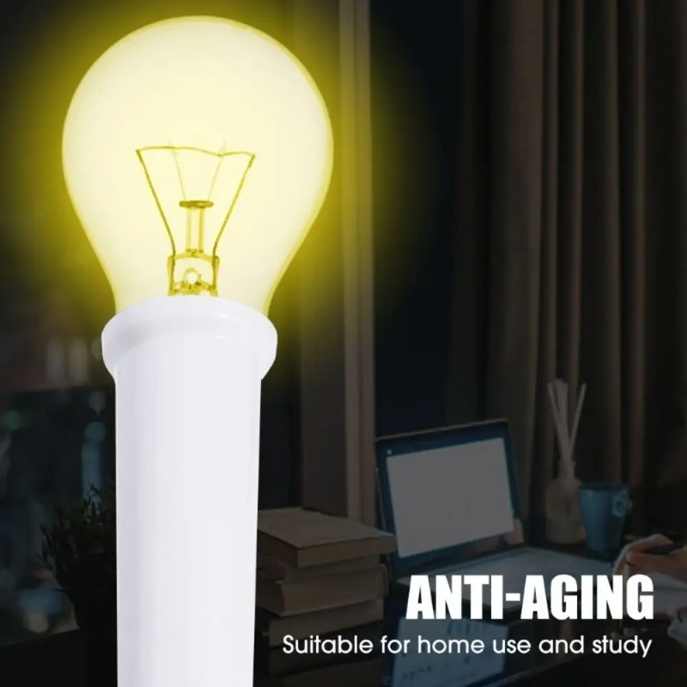 New 65/95/120mm E27 To E27 Extender Lamp Holder Base Bulb Extend Extension Socket Adapter LED Light Adapter Converter