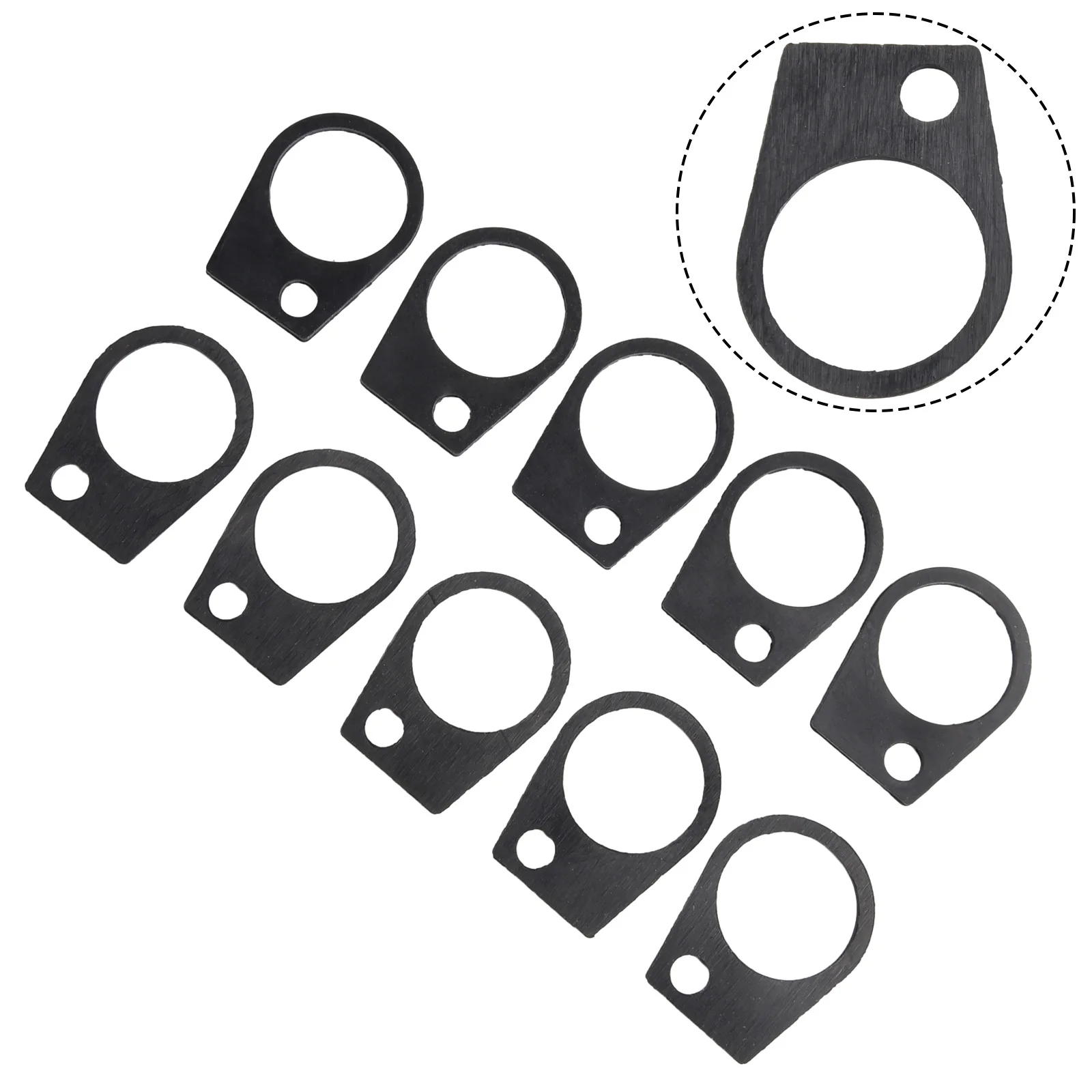 Confezione di ricambio di dieci guarnizioni in gomma per motoseghe ottimizzate per vari modelli, inclusi motori da 45 58 cc