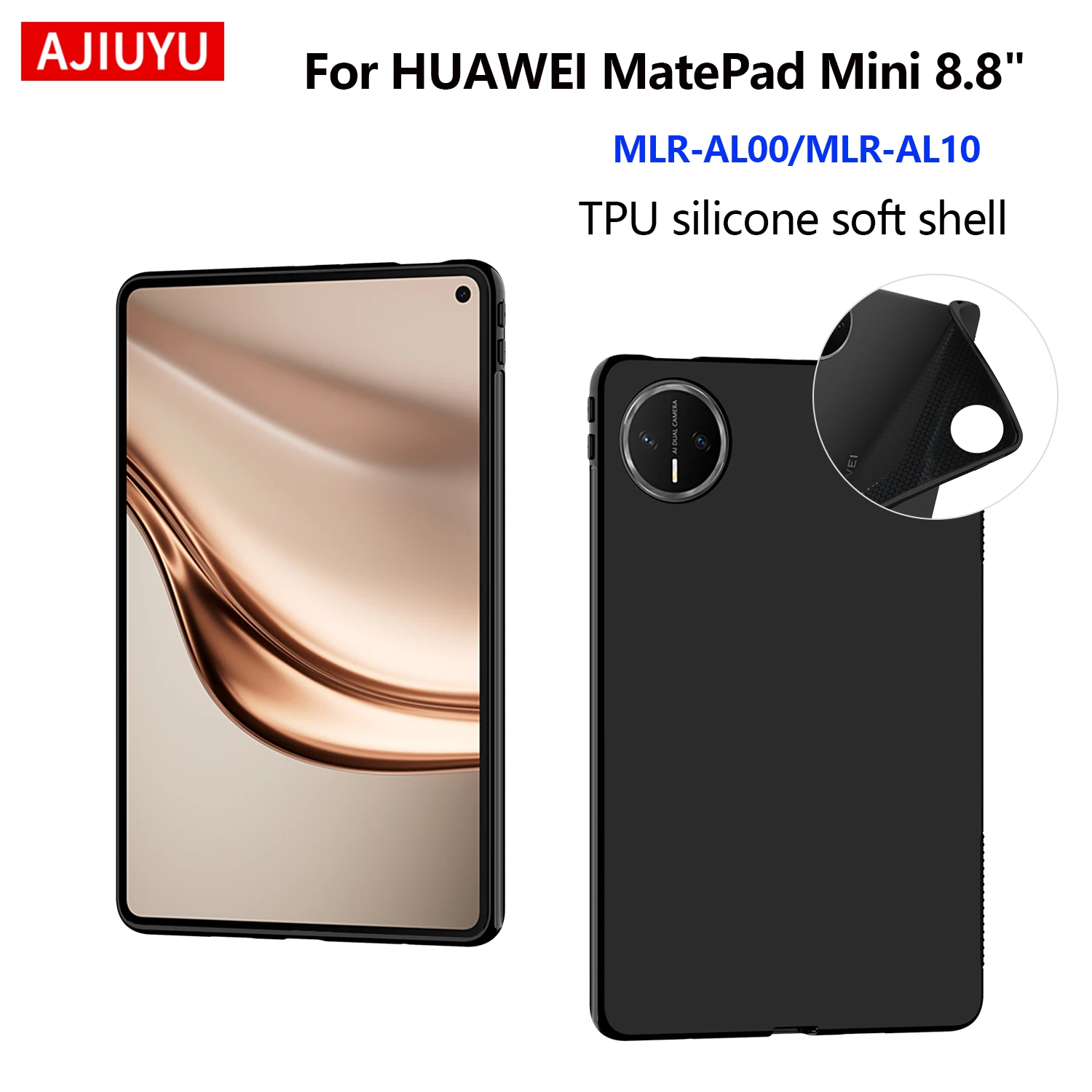 

Soft Case For HUAWEI MatePad Mini 8.8" Silicon TPU Shell for MatePad mini 8.8 Inch MLR-AL00 MLR-AL10 2025 Tablet Back Cover Case