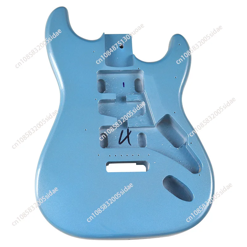 

Haze blue bright light three single poplar electric guitar body guitar modified DIY accessories professional piano barrel