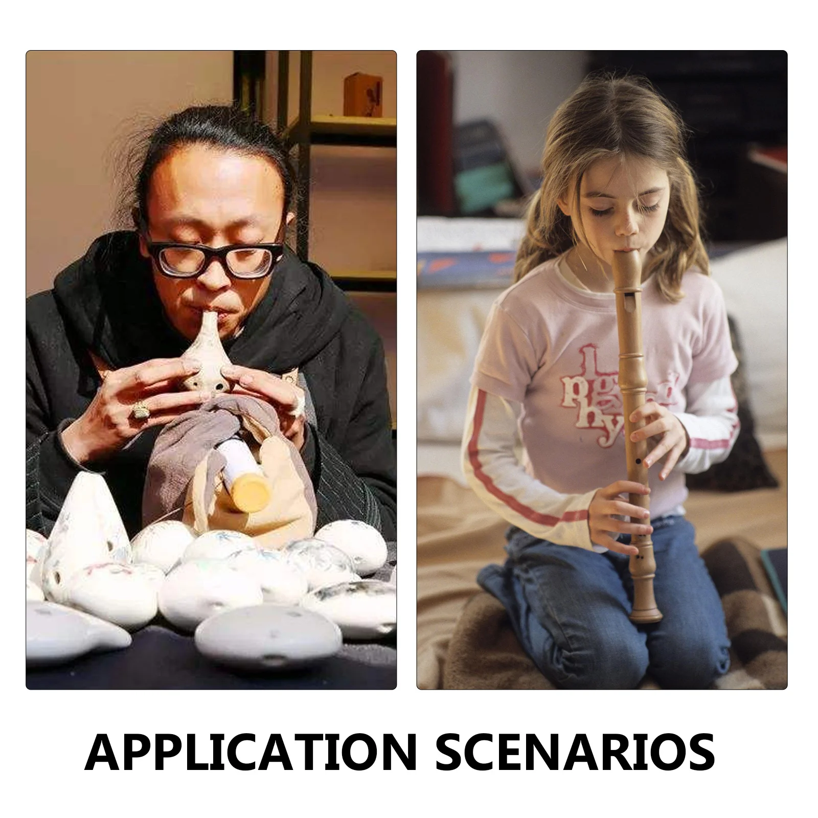 

6 Holes Bird Shape Ceramic Ocarina Portable Music Instrument For Beginner Professional Tunable Gift Idea Ocarina