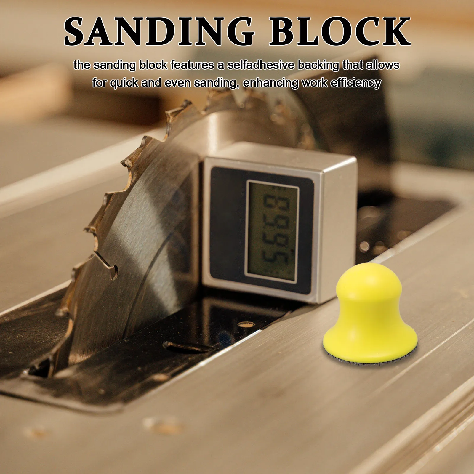 Handheld PU Foaming Round Sand - Furniture And Woodworking ulasan dan harga