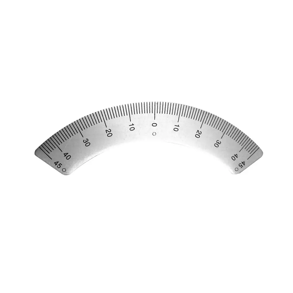 Protractor Milling Angle Plate Miller Accurate Scale Ruler 45 Degree Arc Gauge Measuring Tool for Metalworking