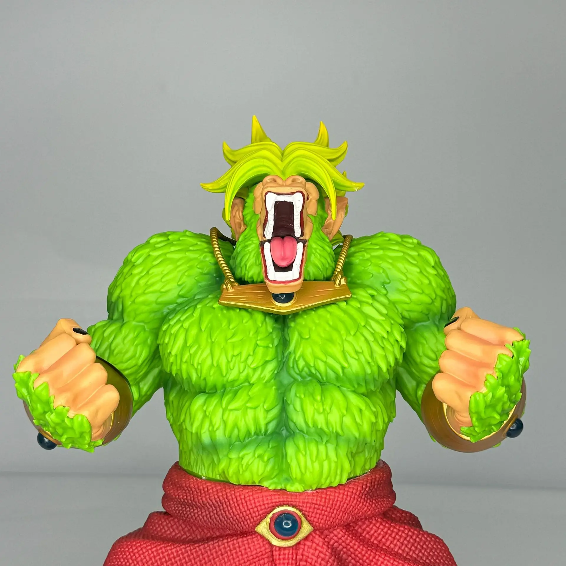 New Anime Gk Large 36cm Figure Dragon Ball Broli Super Saiyan Statue Pvc Action Figurine Office Ornaments Decoration Model Toy