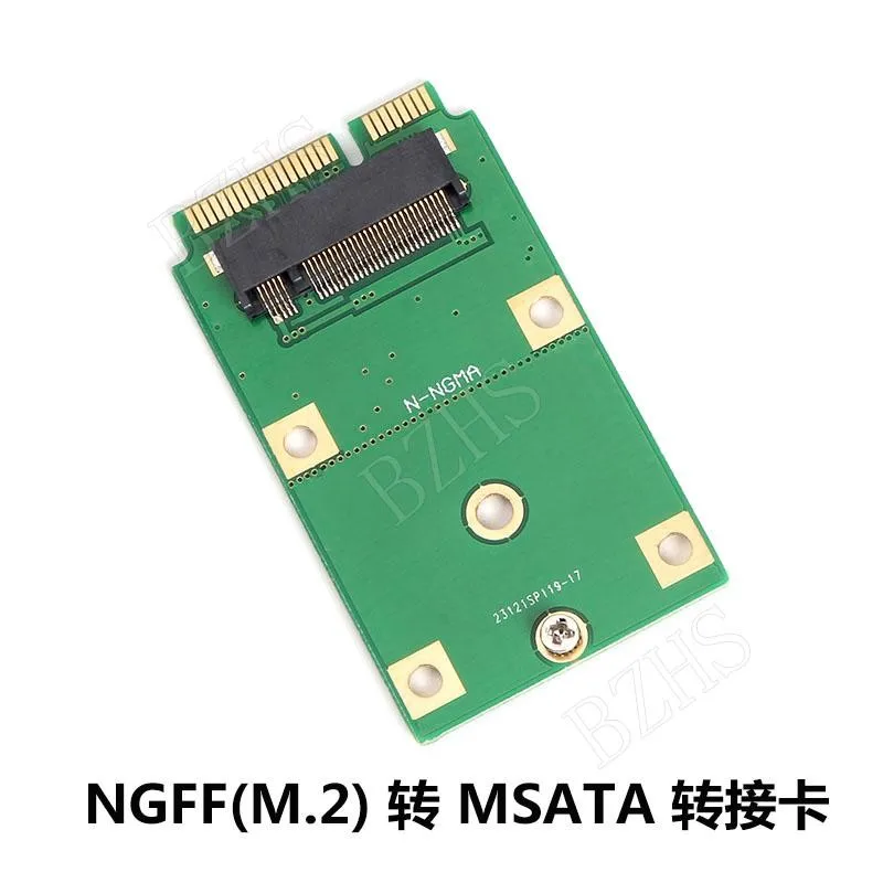 M.2 NGFF SSD a mSATA SSD tarjeta adaptadora SSD convertidor compatible con 2230 2242 SSD 4,8