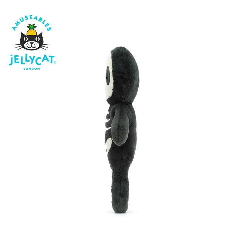 Nouveau Jellycat dessin animé mignon crâne pendentif porte-clés nouveau produit en peluche jouet sac pendentif poupée 2026 nouvel an cadeau