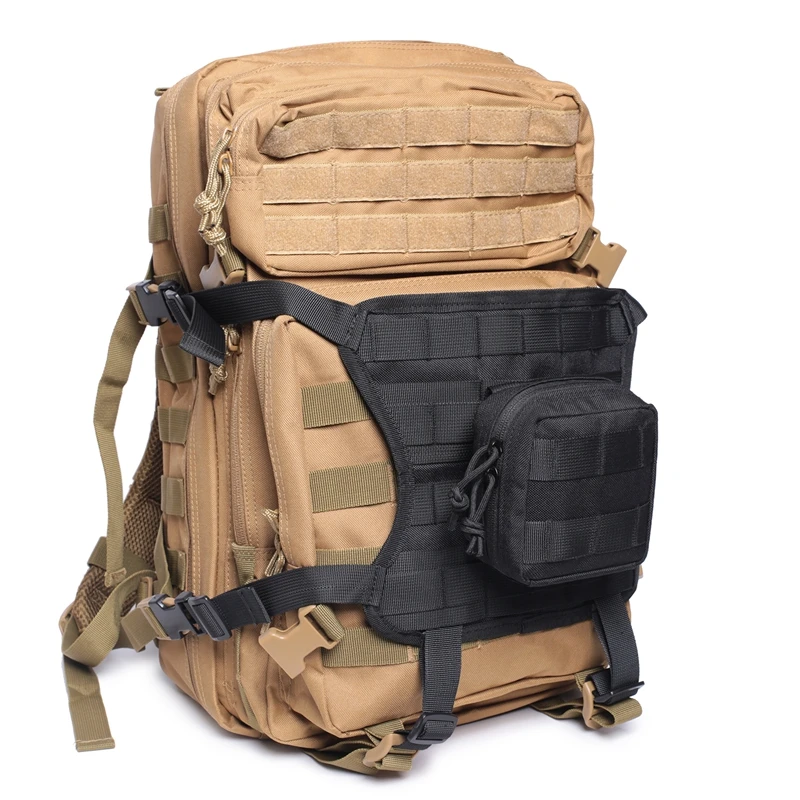 Tactical Helmet Pod Molle Expansion Board Kangaroo Pod Module Combined 3p Tactical Backpack Pouch Chest Hanging Gaiter Board