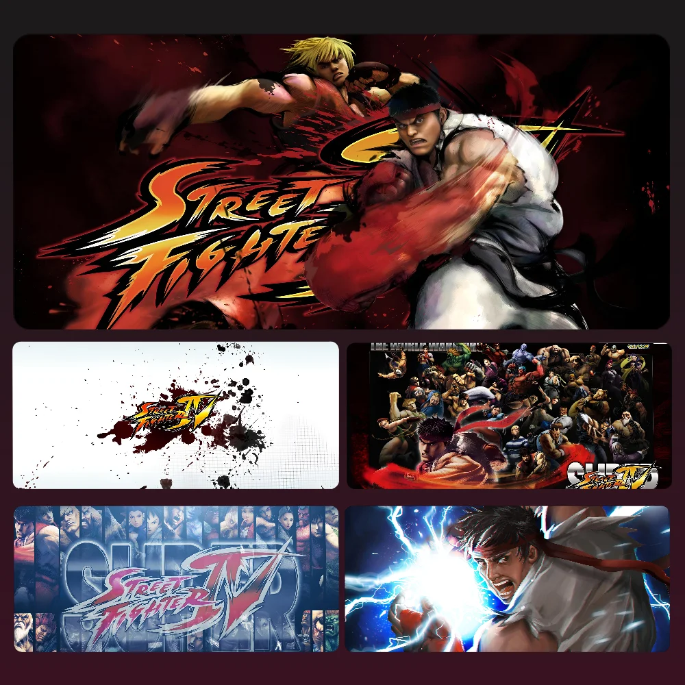 

Video-game S-street fighter Mousepad Mouse Mat Desk Mat With Pad Gaming Accessories Prime Gaming XXL Keyboard Pad