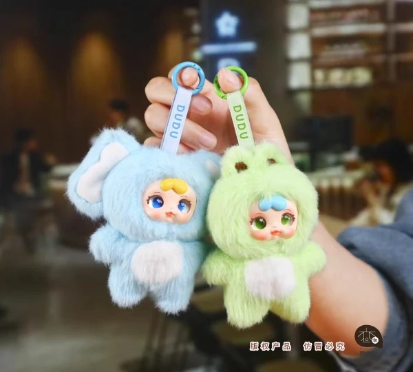 

new Dudu Animal Party series Pendant Vinyl blind box Action Figure Toy Kawaii Dolls Mystery Box Children Birthday girl Gift