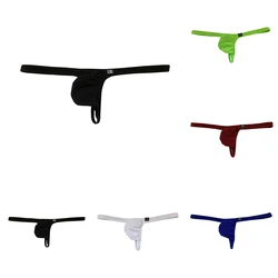 Heren Sexy Strings G-String Laagbouw Jockstrap Uitstulpbuidel Ondergoed T-Back Slip Homme Slip Lingeries Tanga Underpant