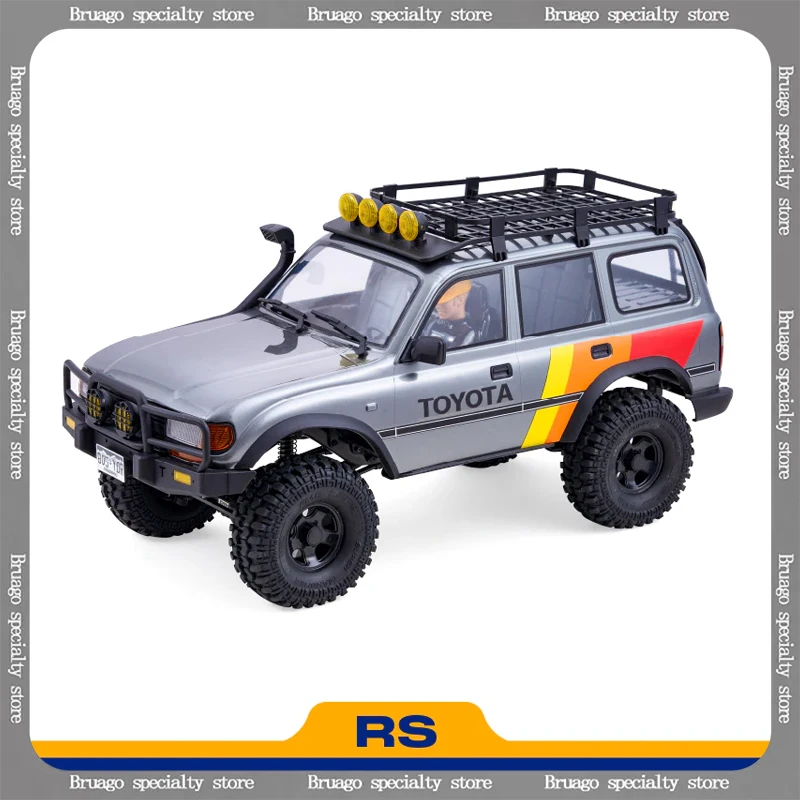 FMS FCX10 LC80 RS 1/10 échelle Land Cruiser RTR voiture électrique RC télécommande tout-terrain chenille jouet quatre roues motrices modèle de voiture RC