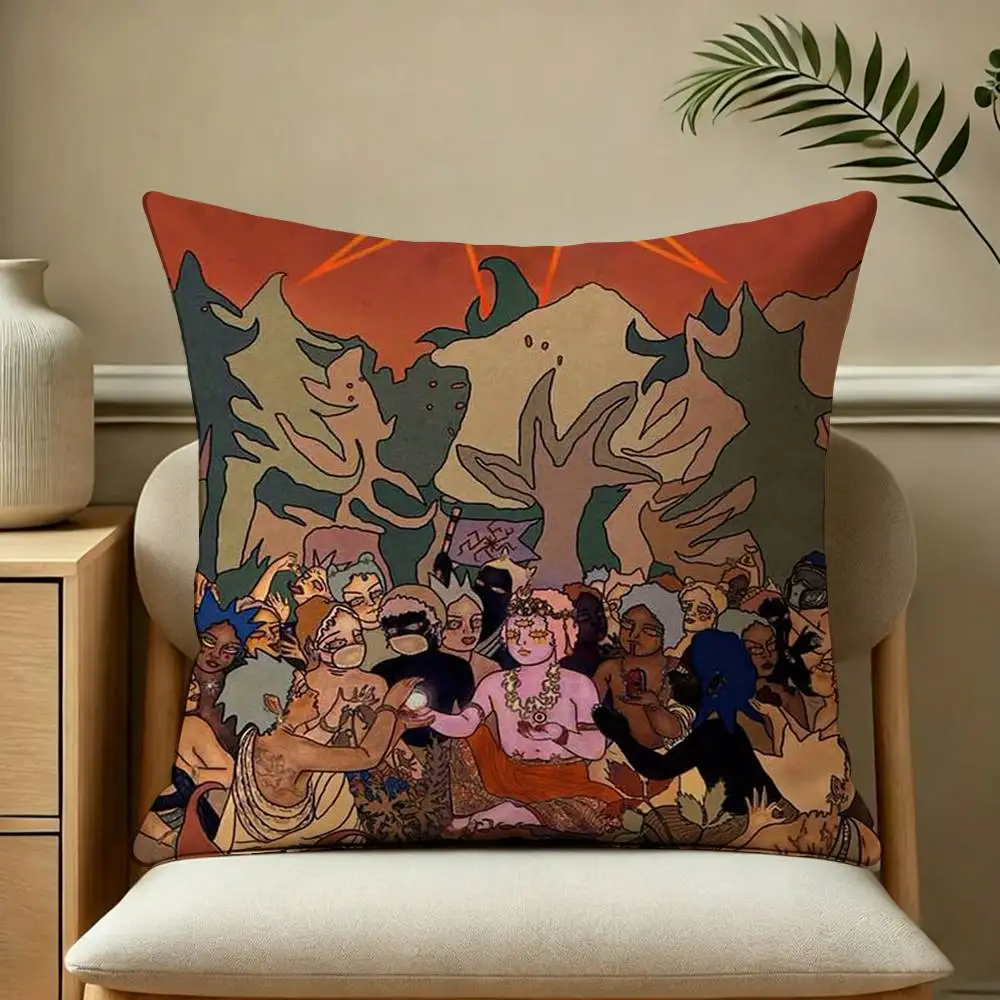 Bring Me The H-Horizon BMTH Square Double-Sided printed Pillow Case Bedroom Bedside Pillow Sofa Cushion Cover