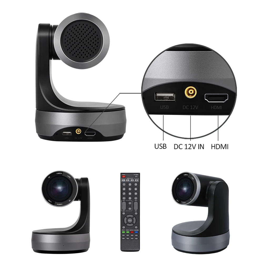 

PTZ 5-кратный оптический зум Камера для офисного оборудования HD 1080p Качество изображения для веб-камеры видеоконференций Камера