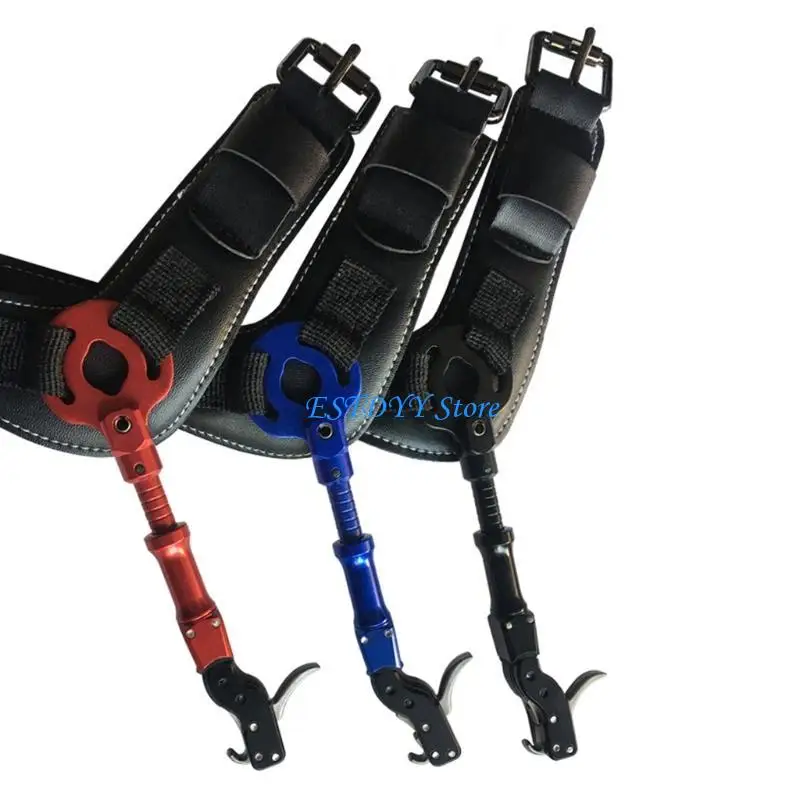 

G6DE Caliper Release Professional for Arrow Bow Strap Compound Bow Release Caliper Trigger Wristband Grip Adjustable