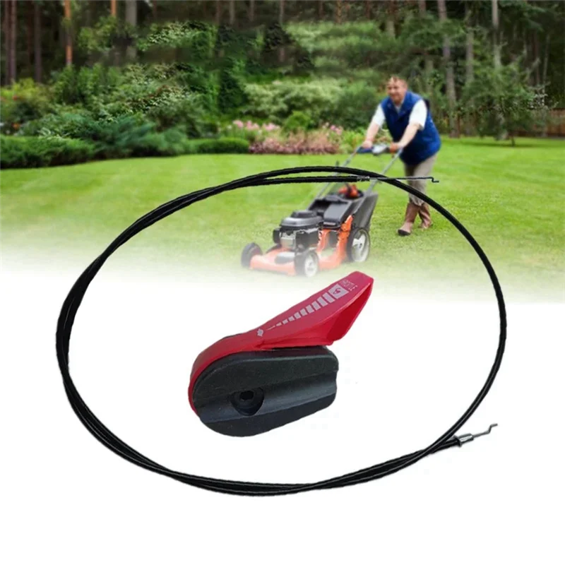 

A05E-65Inch Lawn Mower Throttle Cable Universal Kit With Control Switch Lever Handle For Lawnmowers Cable Repair Kit