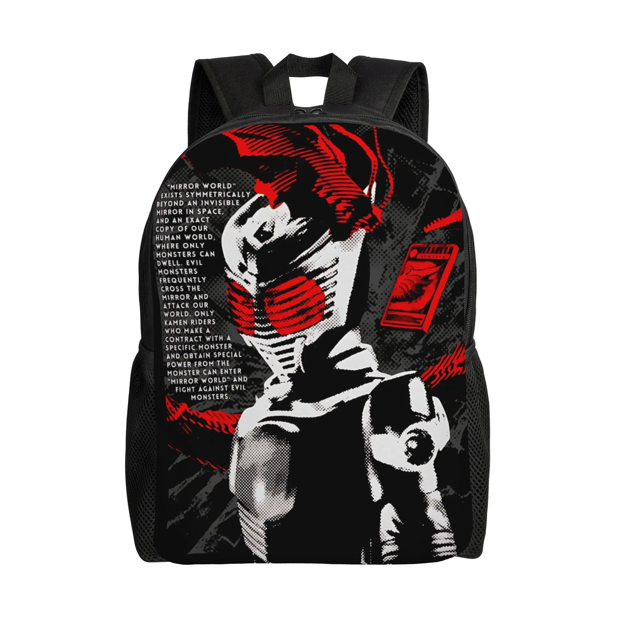 Kamen Rider Survive    backpack ita bag  mochila Harajuku Design Camping Zipper Closure Rucksack