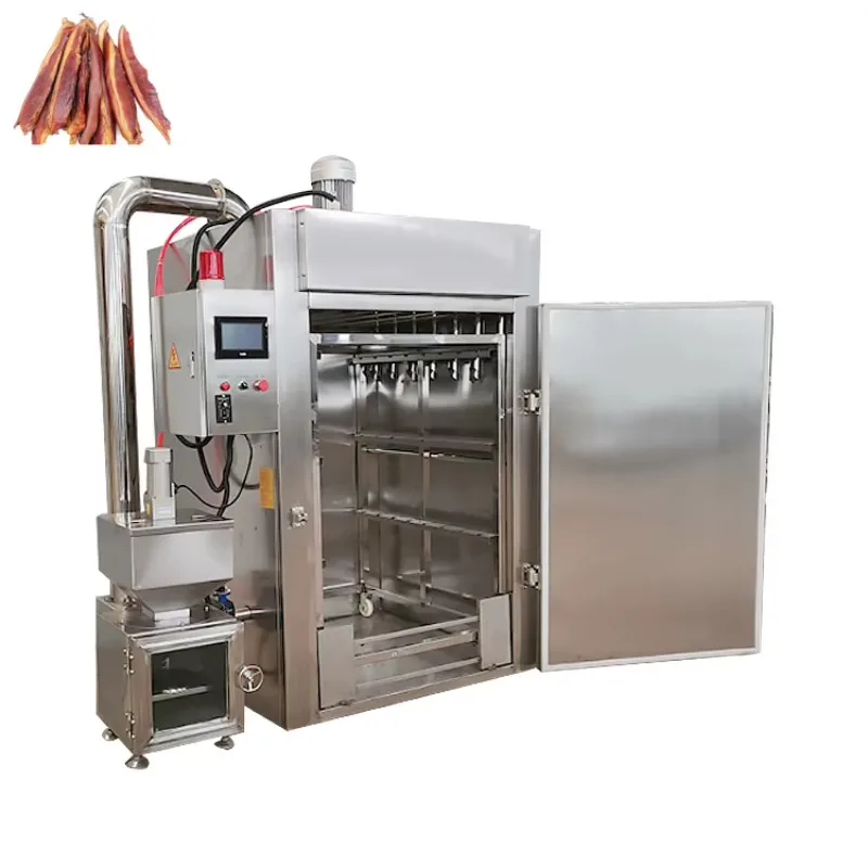 Commercial Electric Smoking Oven for Chicken Fish Meat Sausage Bacon Stainless Smoker Machine with Automatic Shutoff Timer