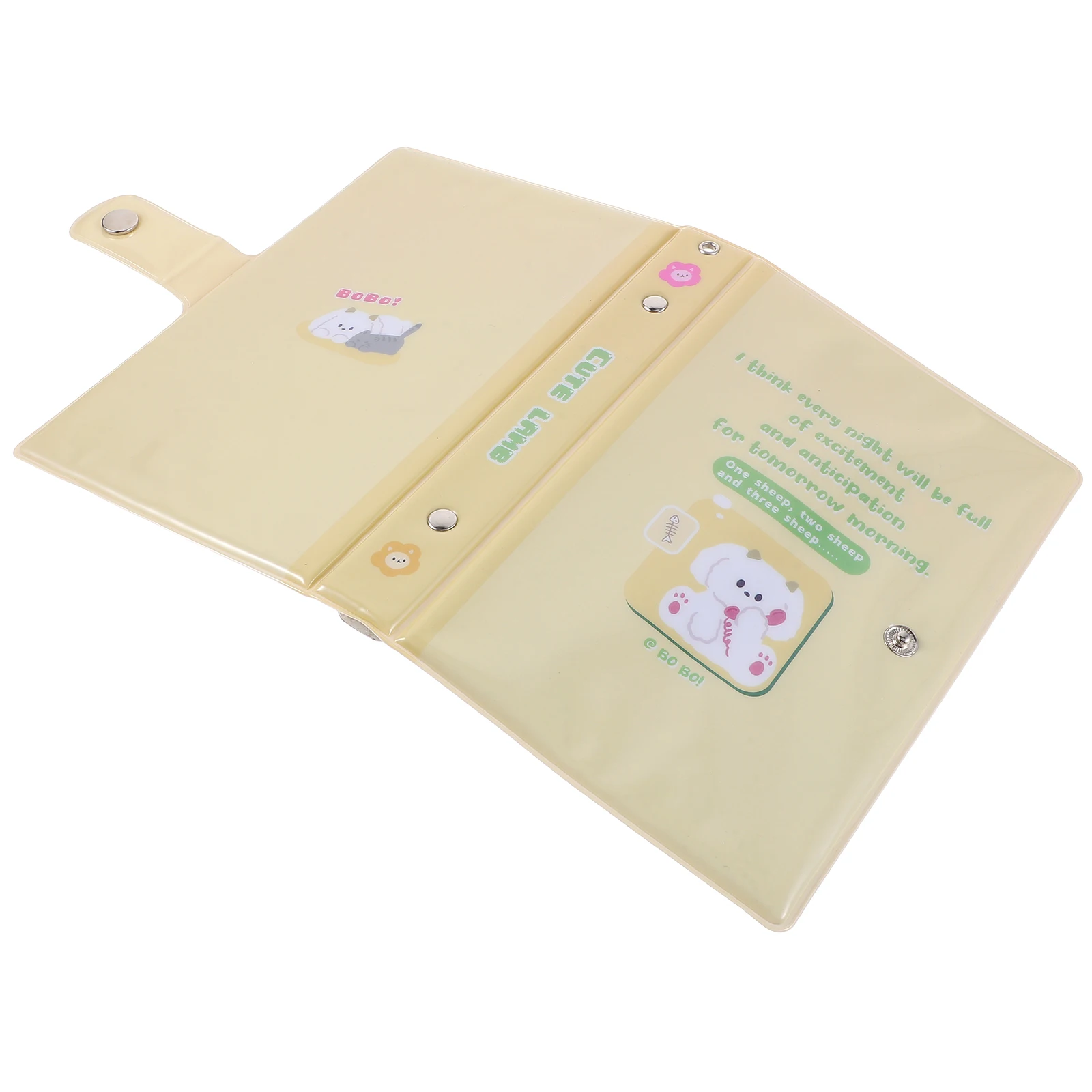 

6-Ring For A6 Plannerplastic Notepad Cover Notebook Binder Shell Diy Binder Cover Reusable Document Folder Office Home Travel