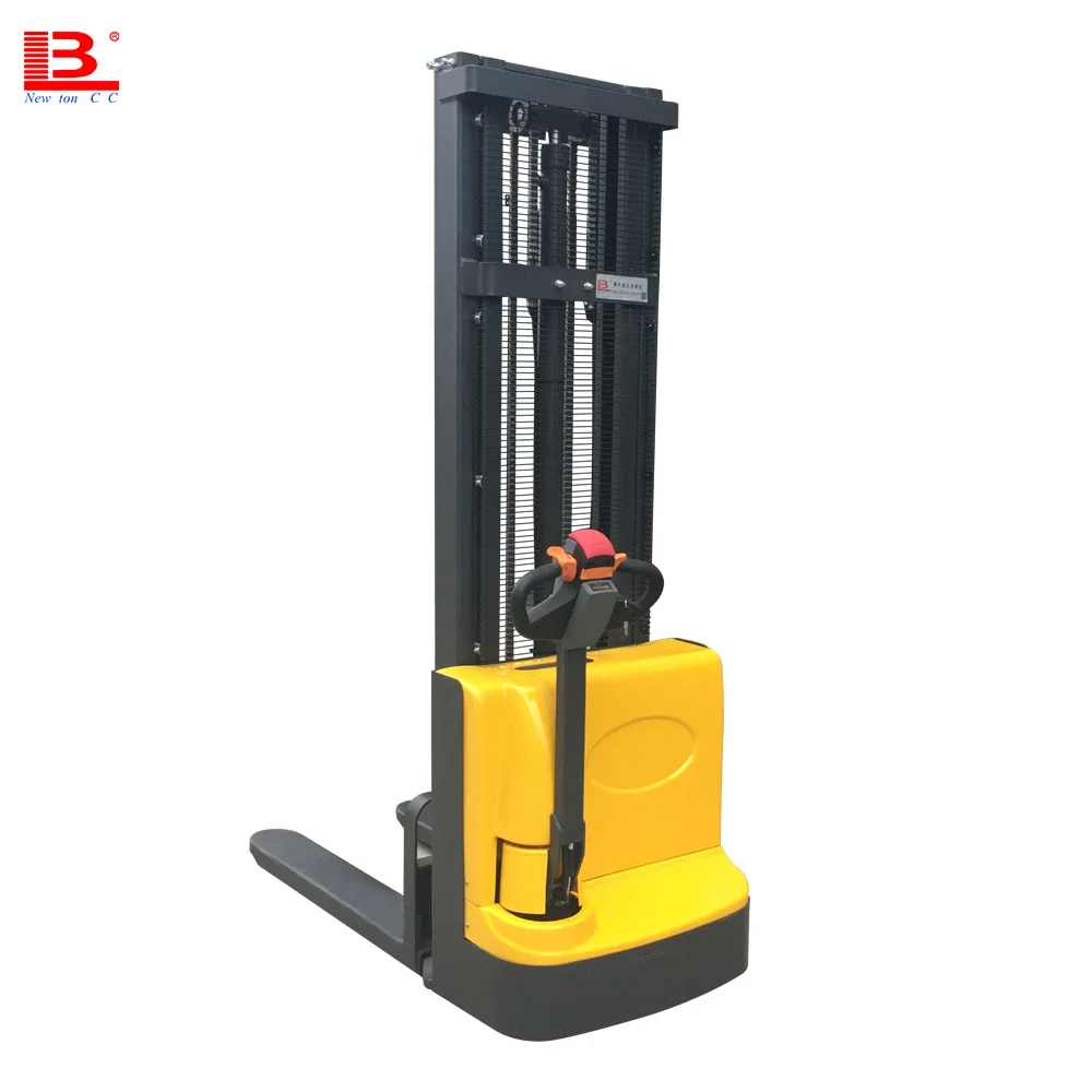 Top Seller Good Price Forklift 1000kg 1500kg Pallet Stacker DC MOTOR Electromagnetic Brake 1765mm 3000mm 1100*690*160*50