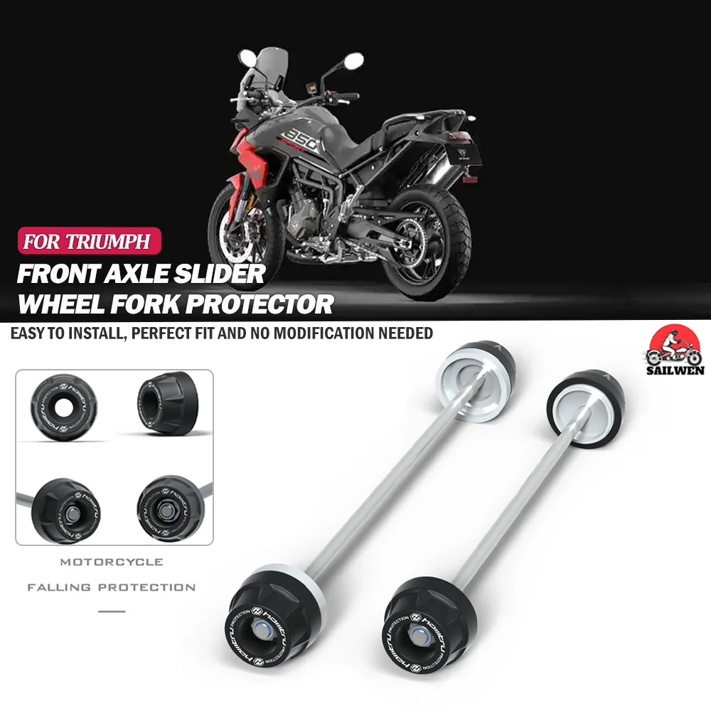 

Motorcycle Front Rear wheel Spindle Crash Protection Spindle Slider For Triumph Tiger 850 Sport Tiger 900 GT Rally Pro 2020-2025