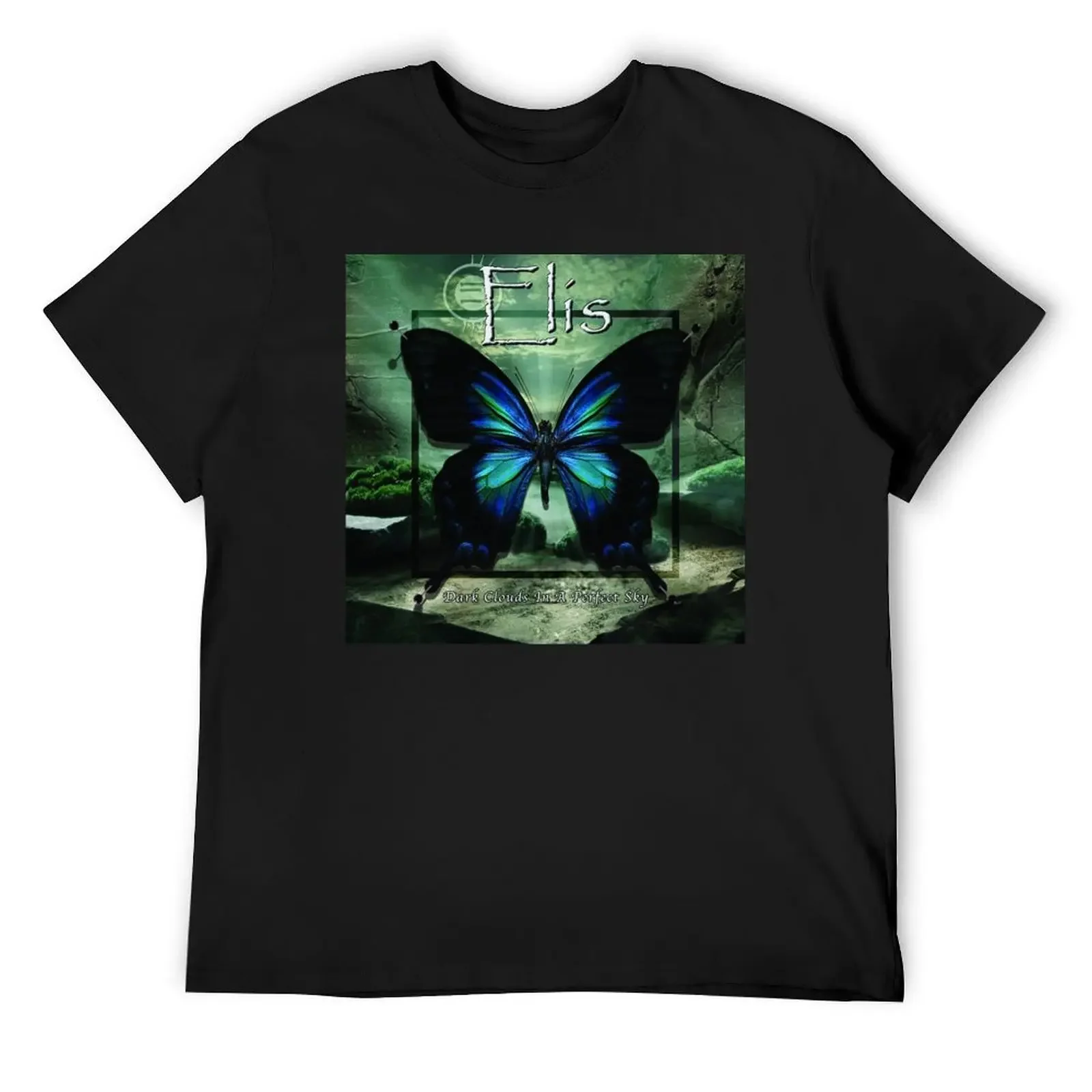 

Elis - Dark Clouds in a Perfect Sky album 2004 T-Shirt anime figures shirts graphic compression shirt men