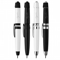 Smooth MAJOHN A3 Creative Press And Rotate Resin Fountain Pen Acrylic Resin Pen Body 0.4mm Ink Pen Converter For Writing Gift