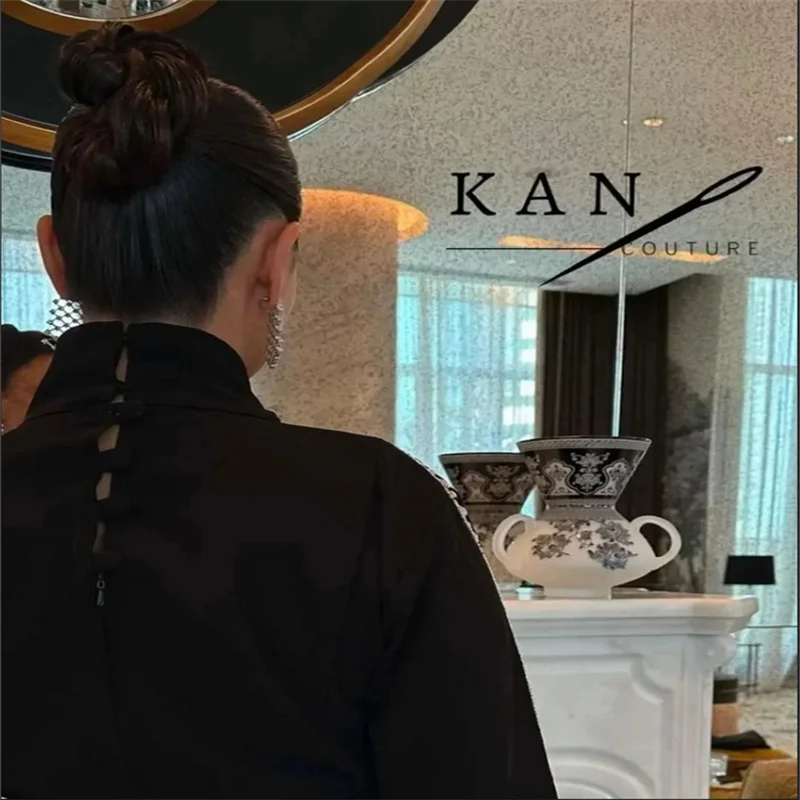 사우디 블랙 하이넥 프롬 드레스 긴팔 A라인 이브닝 드레스 베스티도스 데 노체 비딩 프롬 드레스 맞춤 제작