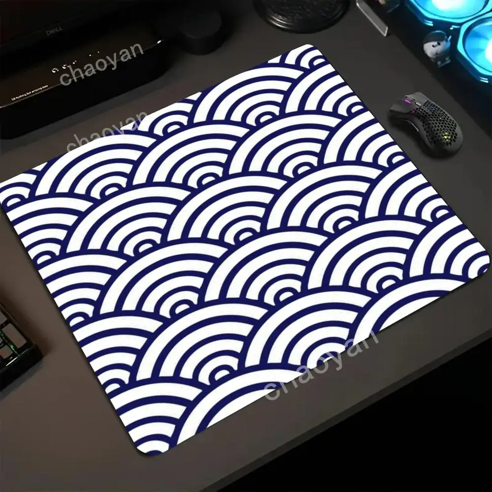 

Blue and black texture Mouse Pad small mouse pad square gaming accessories keyboard pad computer desk mat Lock the edge