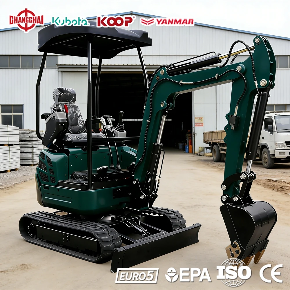 

Mini Excavator 0.8Ton Diesel Engine Construction 1.8Ton Tools 1.8Ton Europe EPA Euro 5 CE Fast Delivery