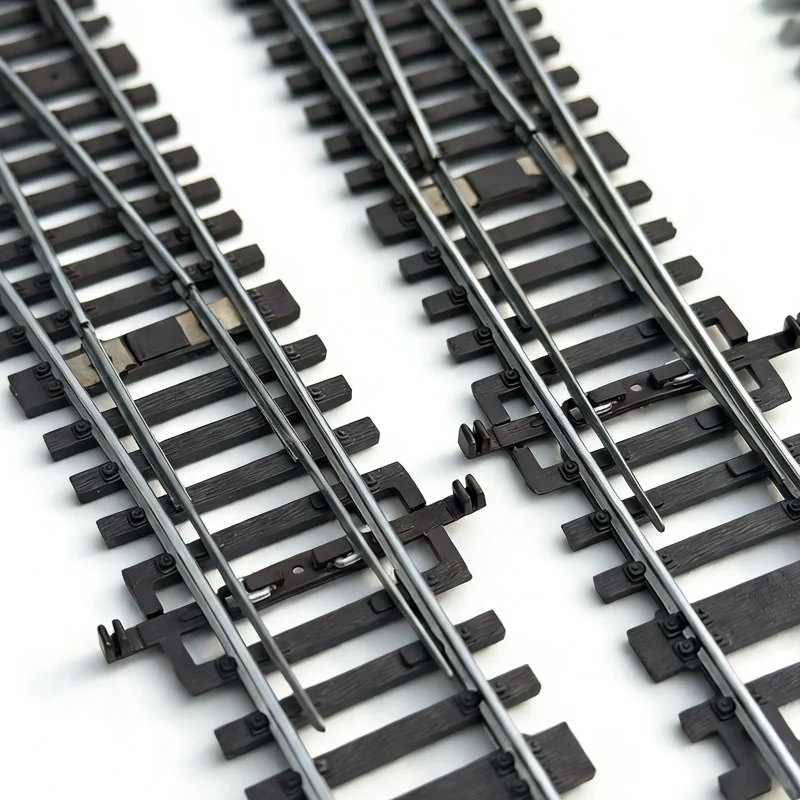 1/87 Ho scale Train Track Model Railway Track can be powered nickel silver narrow gauge curved track turnout track model