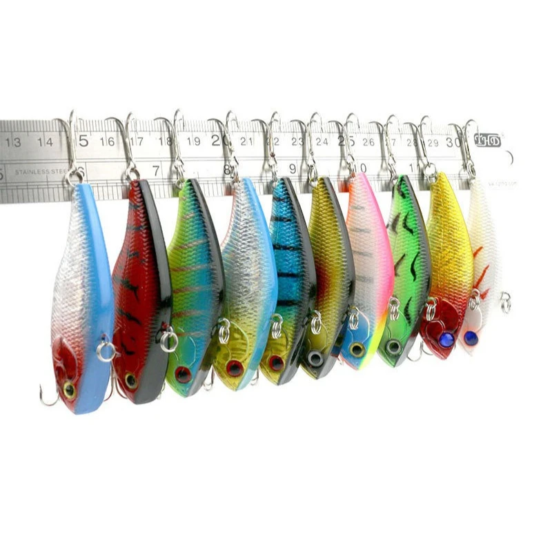 5 pçs luya isca de plástico com anel pérola luya isca de longa duração de afundamento lento flutter pesca biônico chamariz isca de pesca pesca da carpa