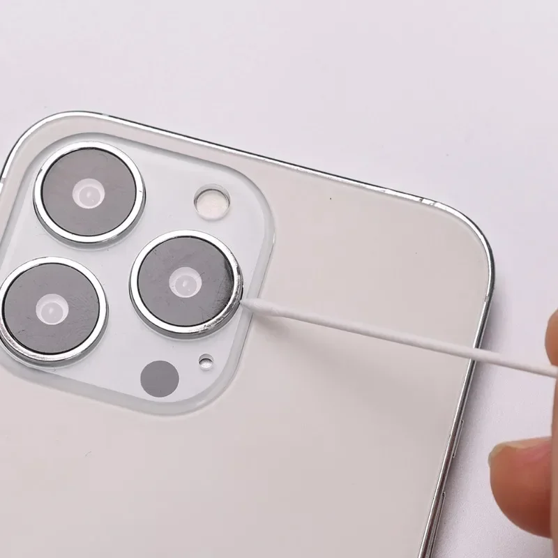 Coton-tige de nettoyage jetable sans poussière, 100 à 10 pièces, bâton en coton pour AirPods, écouteurs, clavier, Port de Charge de téléphone, outil de nettoyage