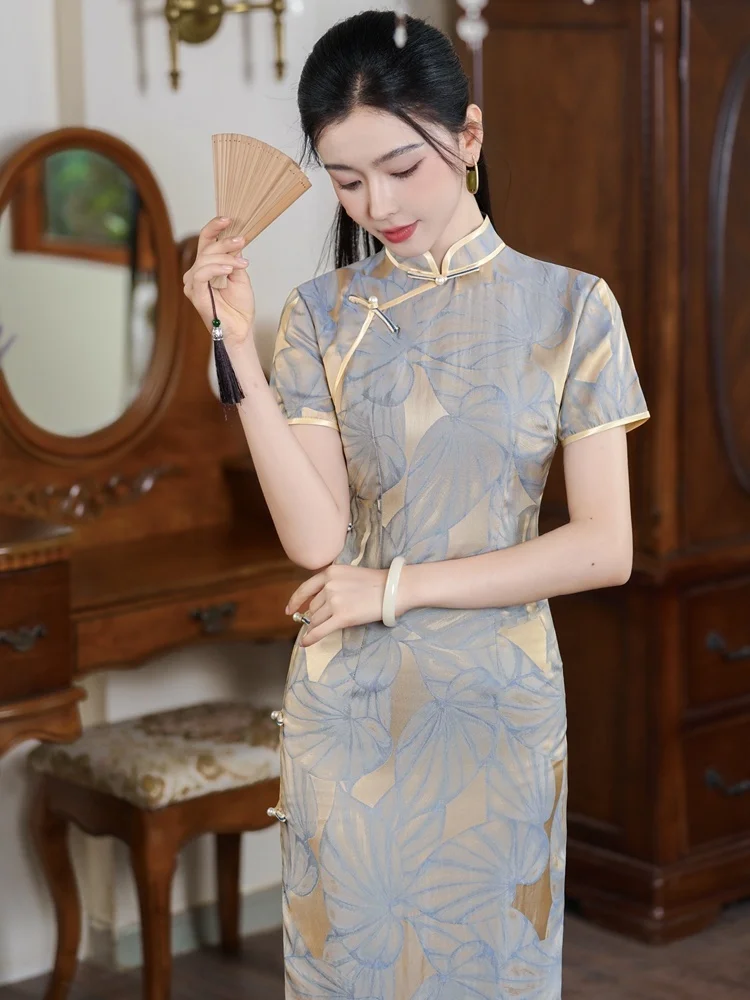 

Ele Long New Chinese Sle Autumn New Arrival Buttoned High Quali Skirt Super Beautiful Daily Wear Polyester ...