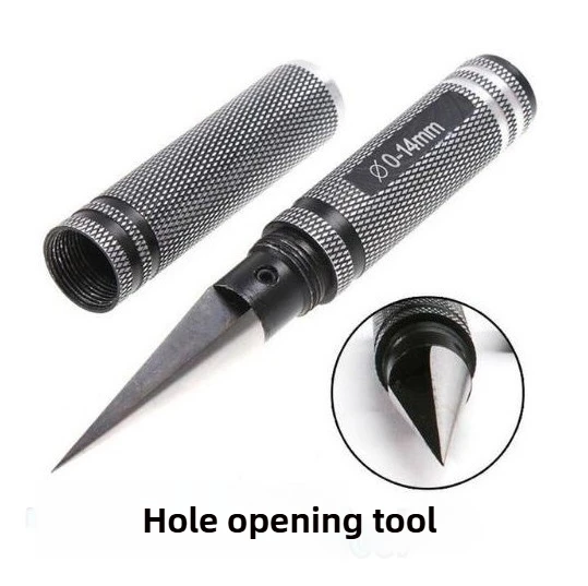 HSP 0-14mm Reamer Tool, Manual Hole Cutter for RC Body & Propeller Model Drilling