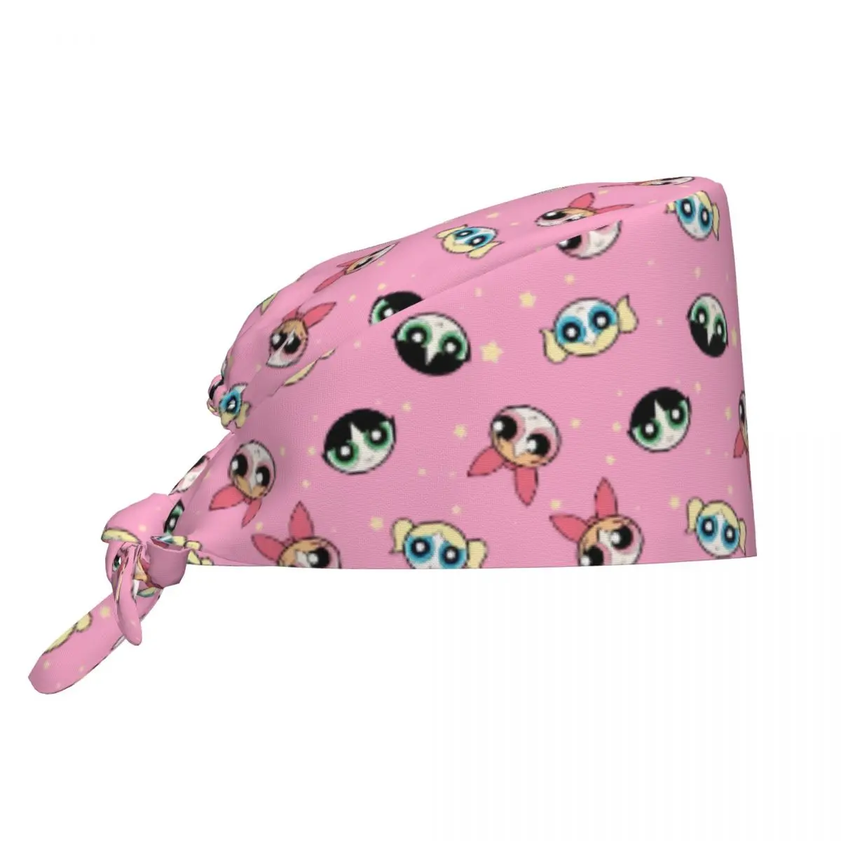 

Custom Adjustable The P-PowerPuffs Girls Working Hat Men Women Cartoons Scrub Caps Scrub Nursing Doctor Surgeon Cap for Chef