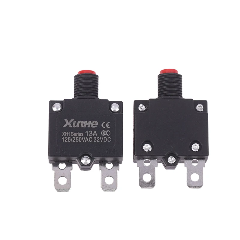 3A 4A 5A 6A 7A 8A 10A 12A 13A 15A 18A 20A Thermal Switch Circuit Breaker Current Overload Protector Overload Switch