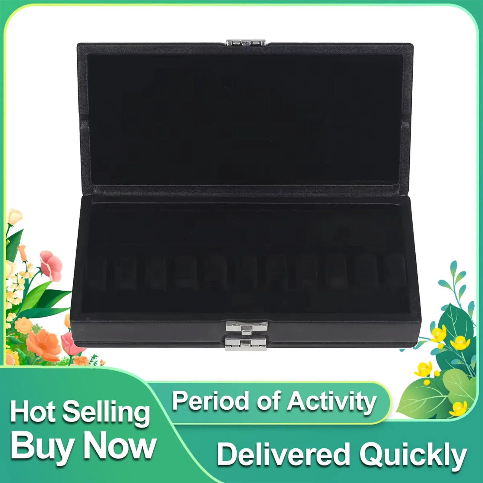 

SLADE Oboe Reed Case Holds 20 Reeds Double Oboe Reed Storage Case Double Leather Case Black Flexible Slot Wind Instrument Parts