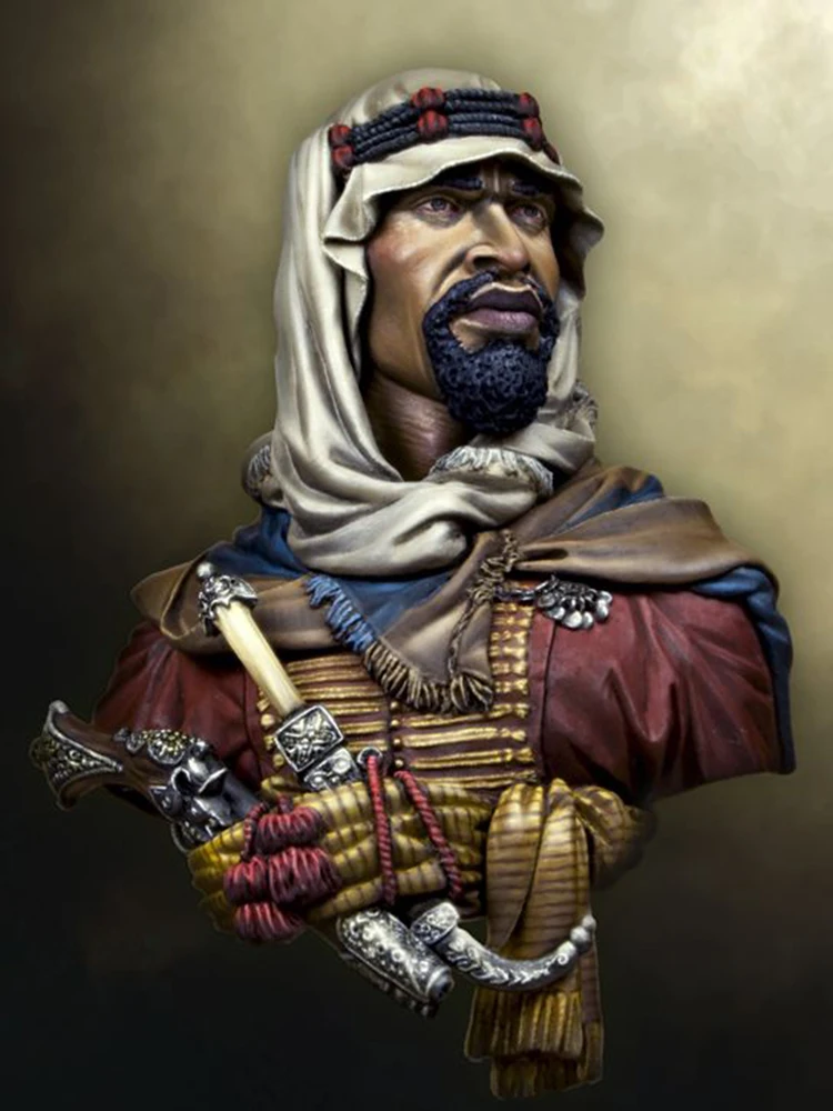 Kit sin pintar 1/10, busto de marauder árabe antiguo, figura de soldados, figura de resina histórica, kit de modelismo en miniatura