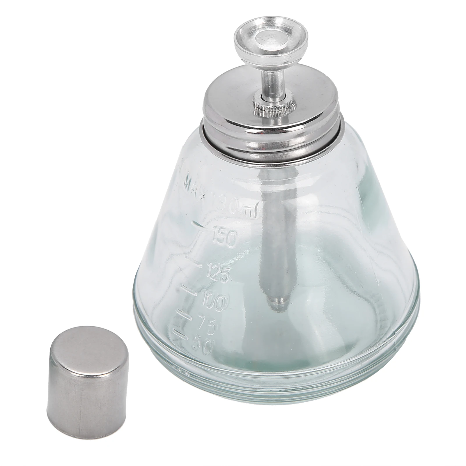 ZK40 نوع الصحافة مضخة سائلة مزيل طلاء الأظافر زجاجة إعادة الملء 180 مل (الألومنيوم الأساسية)