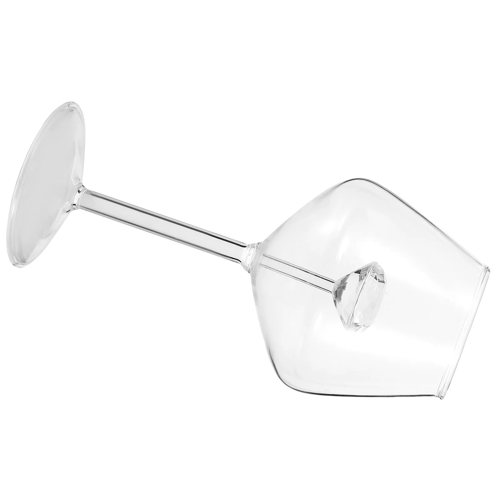 

Wine Glass Goblet Set of 2 Cocktail Glasses for Party Unique Footed Glass Cup Decorative Wine Goblet Household Crystal Drinking