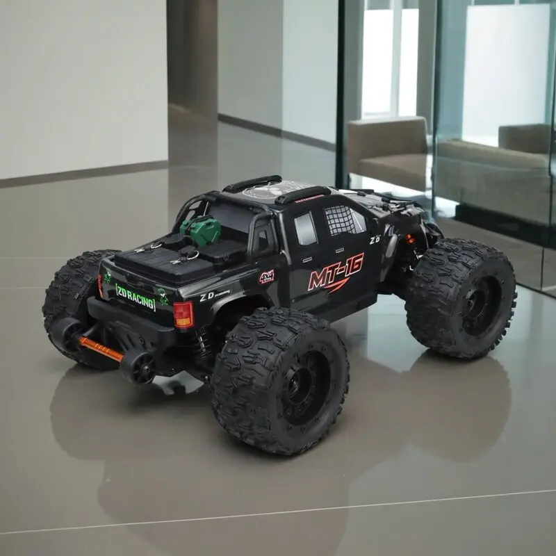ZD Racing New Mt16 Brushless 1/16 Electric Four-Wheel Drive Remote Control Model RC Car Climbing Off-Road Vehicle Toy Gift