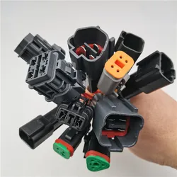 Applicable to Komatsu excavator PC60 130 200 300-5-6-7-8 throttle motor solenoid valve sensor plug connector